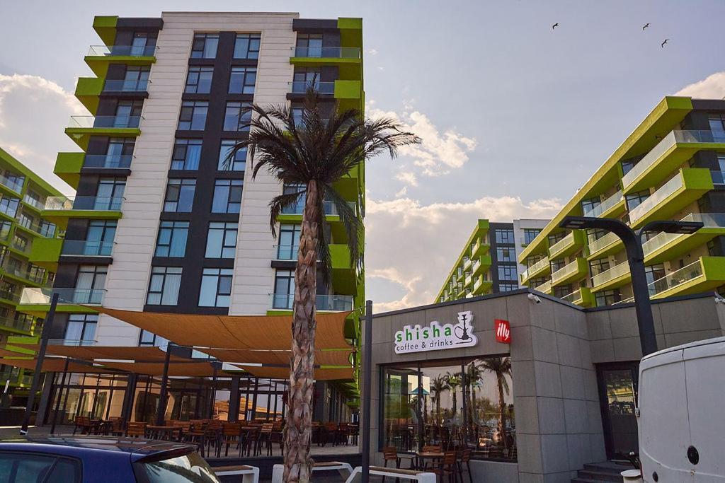 Sea Love Apt Spa N Pools Beach Resort Năvodari Exterior foto