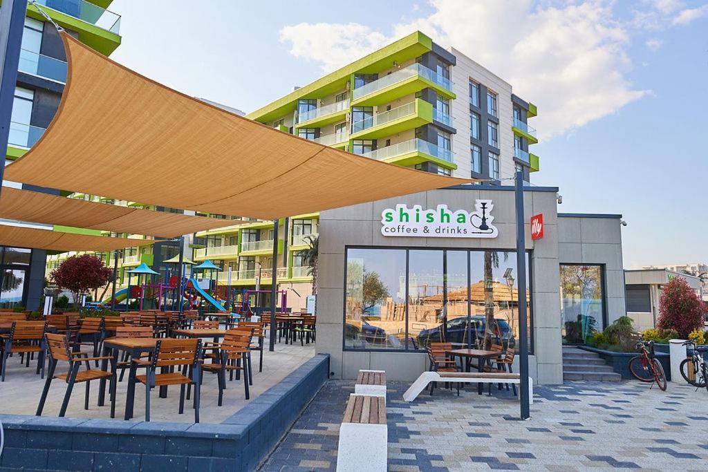 Sea Love Apt Spa N Pools Beach Resort Năvodari Exterior foto